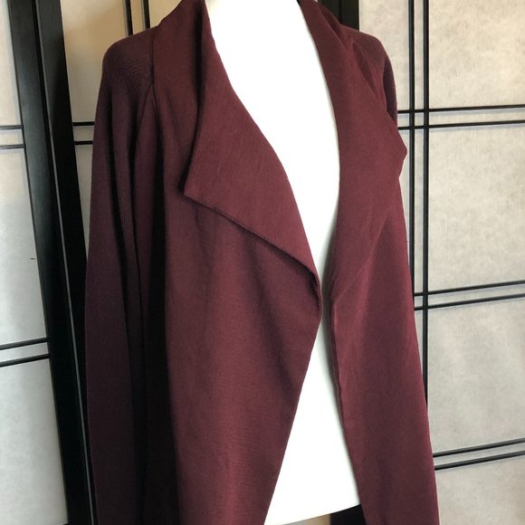 RW&CO. Sweaters - RW&CO | Burgundy Sweater Jacket (size L)